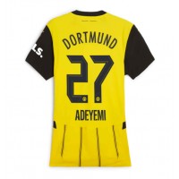 Borussia Dortmund Karim Adeyemi #27 Replica Home Shirt Ladies 2024-25 Short Sleeve